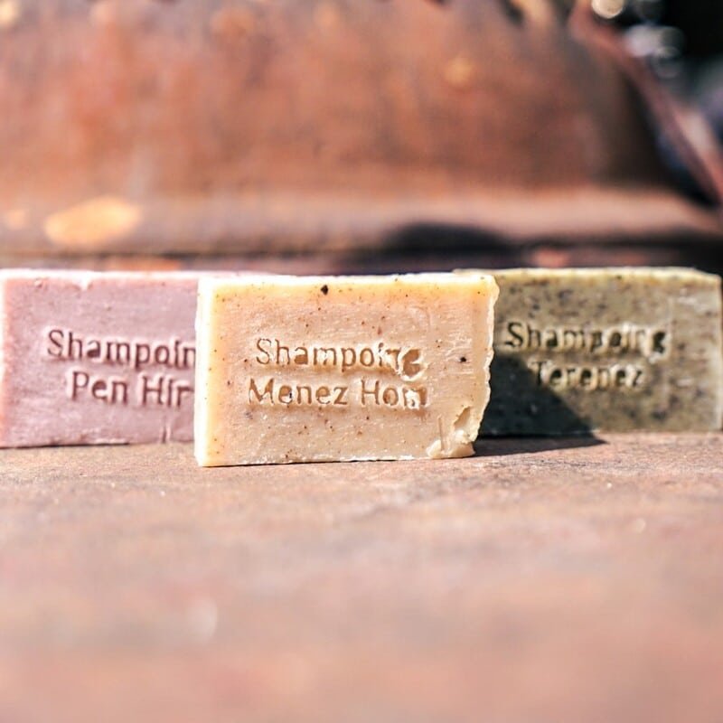 Savon Shampoing MENEZ HOM rhassoul et shikakai (cheveux normaux)