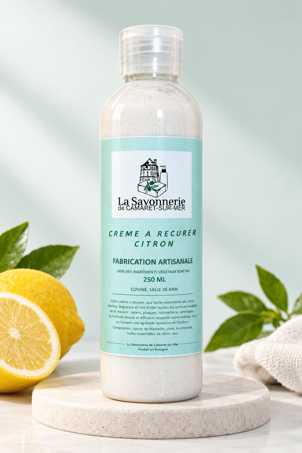 Crème à récurer au citron 250ml